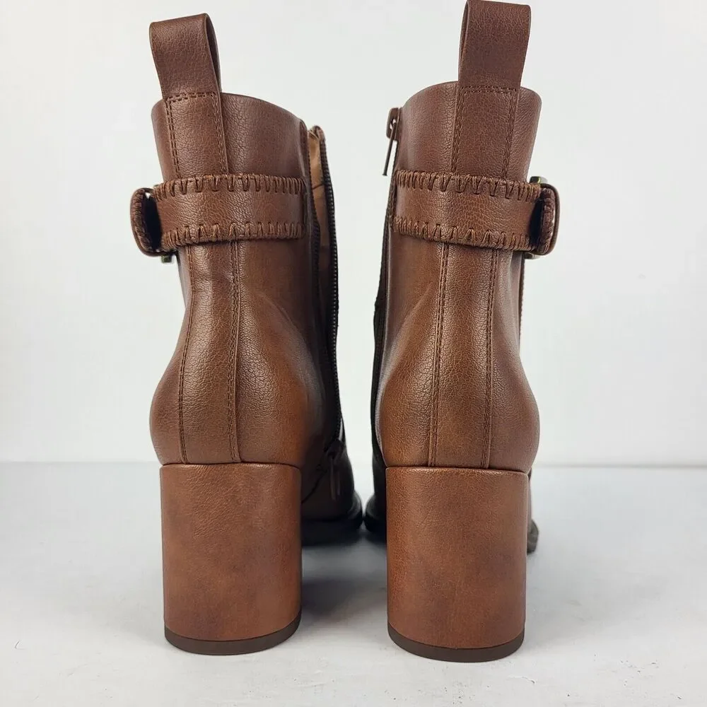 ZODIAC REXX Block Ankle Boot Faux leather Size 5.5M